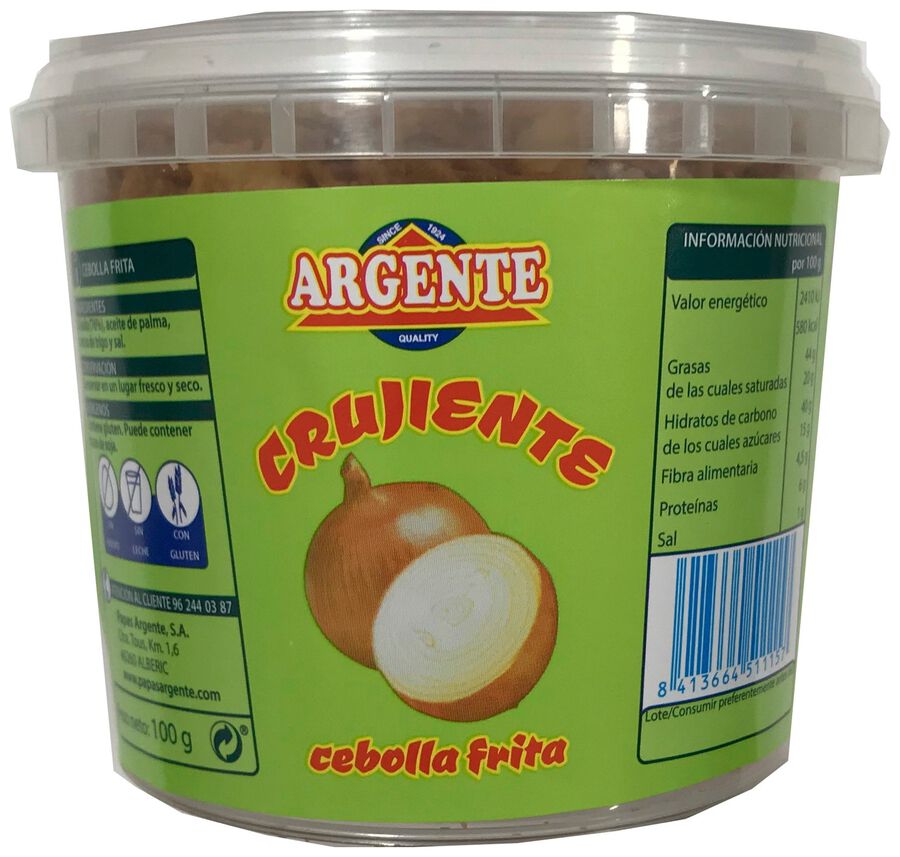 Cebolla frita crujiente Argente 100g