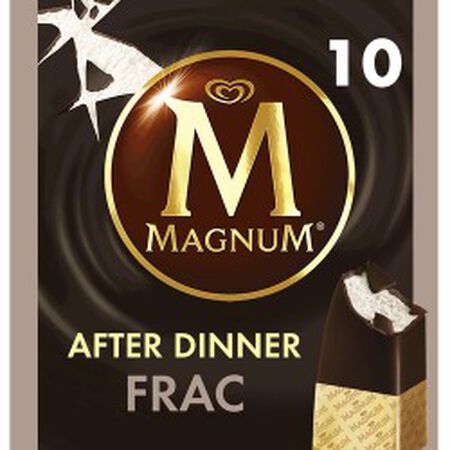 Helado bombón Magnum 350ml 10 uds after dinner frac