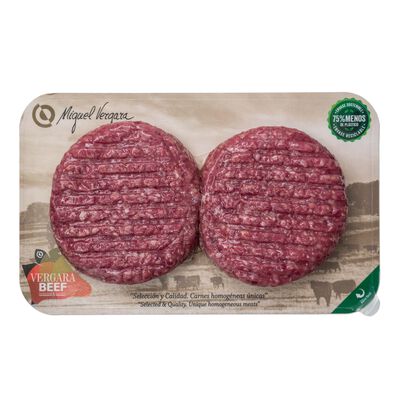 Burger meat de ternera 1/2 libra Miguel Vergara 2 uds