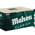 Cerveza rubia Mahou Cl&aacute;sica pack 12 latas 33cl 
