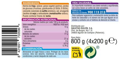 Galleta Alipende 800g tostada