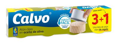 Atún claro Calvo pack 3 aceite oliva