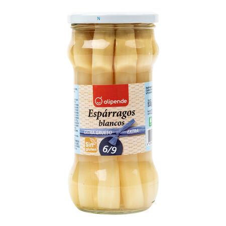 Esparragos blancos muy grueso Alipende 325g (6/9 piezas)