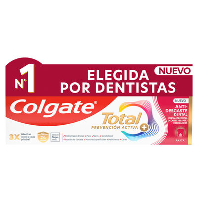 Pasta de Dientes Colgate Total Antidesgaste + Erosi&oacute;n 75ml