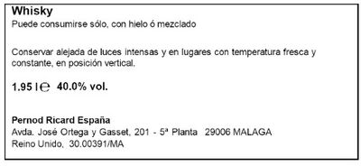 Whisky con bebida Coca Cola Zero Ballantines 70 cl y 1 25 l