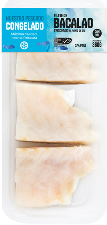 Bacalao troceado ventresca 400g