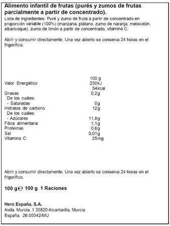 Alimentaci&oacute;n infantil Pouch Hero Solo 100g Mediterraneo