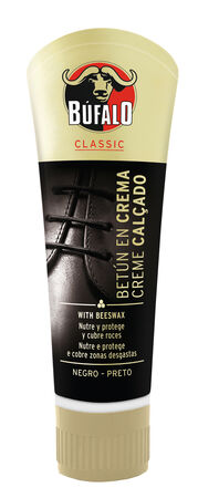 Tubo de betún calzado Búfalo 50 ml negro