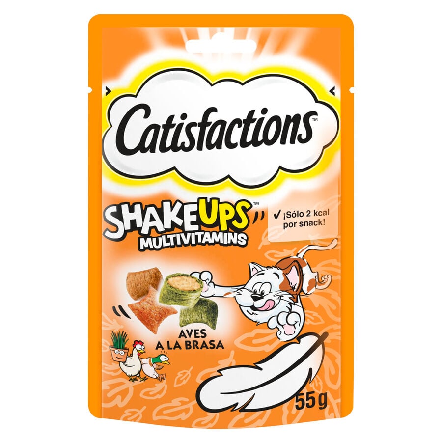 Snack para gato Catisfactions aves a la brasa 55g