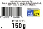 Chocolate puro almendras s/gluten s/az&uacute;car a&ntilde;adido Alipende 150g