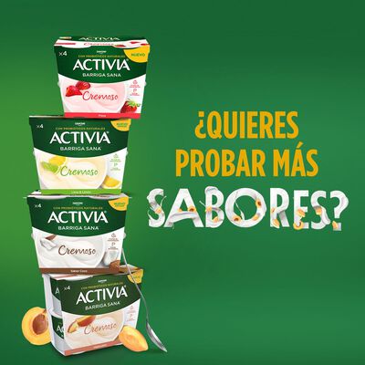 B&iacute;fidus Activia cremoso pack 4 melocot&oacute;n
