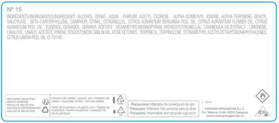 Eau de toilette Caravan hombre 150ml n&ordm;15