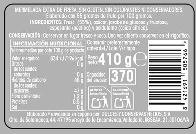 Mermelada extra Alipende 410g fresa