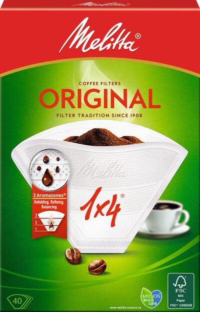 Papel para filtro de café Melitta 40 unidades