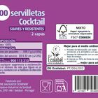 Servilleta Lanta 2 capas 100 unidades Cocktail