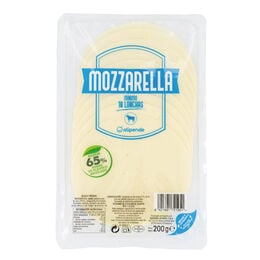 Queso mozzarella en lonchas Alipende 200g