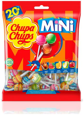 Caramelos sin gluten Chupa Chups mini 20u