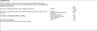 Tomate frito sin gluten Orlando pack-3 con abre facil