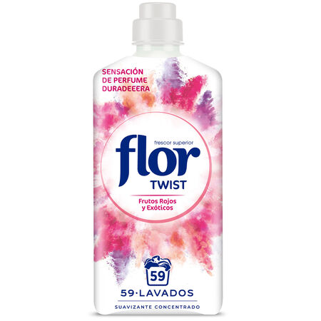 Suavizante Flor Twist 59 lavados Frutos Rojos