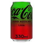 Refresco zero de lima y cola Coca Cola 33cl