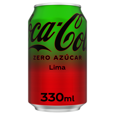 Refresco zero de lima y cola Coca Cola 33cl