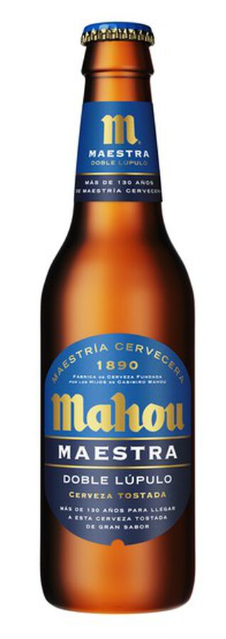 Cerveza tostada Mahou Maestra botella 33cl