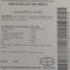 Lomo bellota 50% ibérico medina al corte