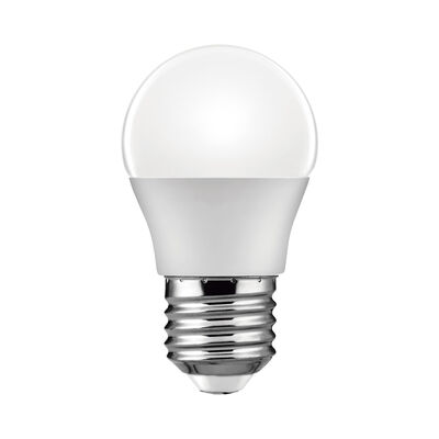 Bombilla Led esf&eacute;rica e27 pl&aacute;stico TM g45 6W c&aacute;lida
