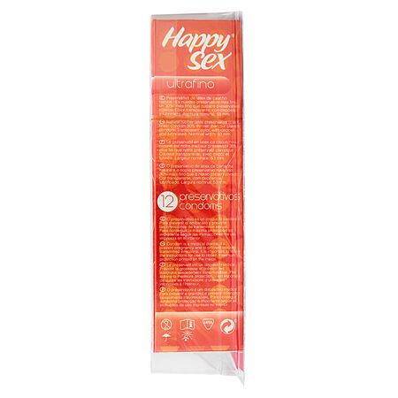 Preservativos Happy Sex 12 uds ultrafino