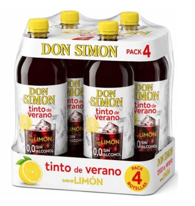 Tinto verano 0,0% D.Simon 1,5L P4 Limón