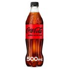 Refresco cola Coca-Cola botella 50cl zero az&uacute;car