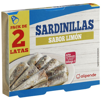 Sardinillas al lim&oacute;n Alipende 2 unidades 62g