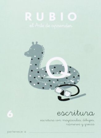 Cuaderno Escritura Rubio Nº6