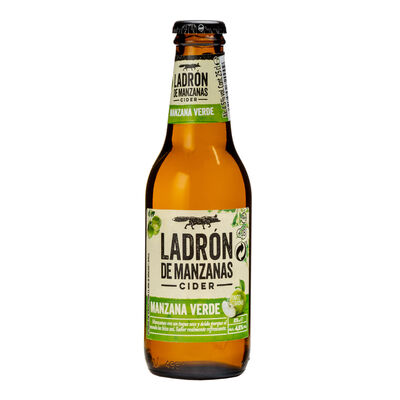 Sidra cider Ladrón de Manzanas botella 25cl manzana verde