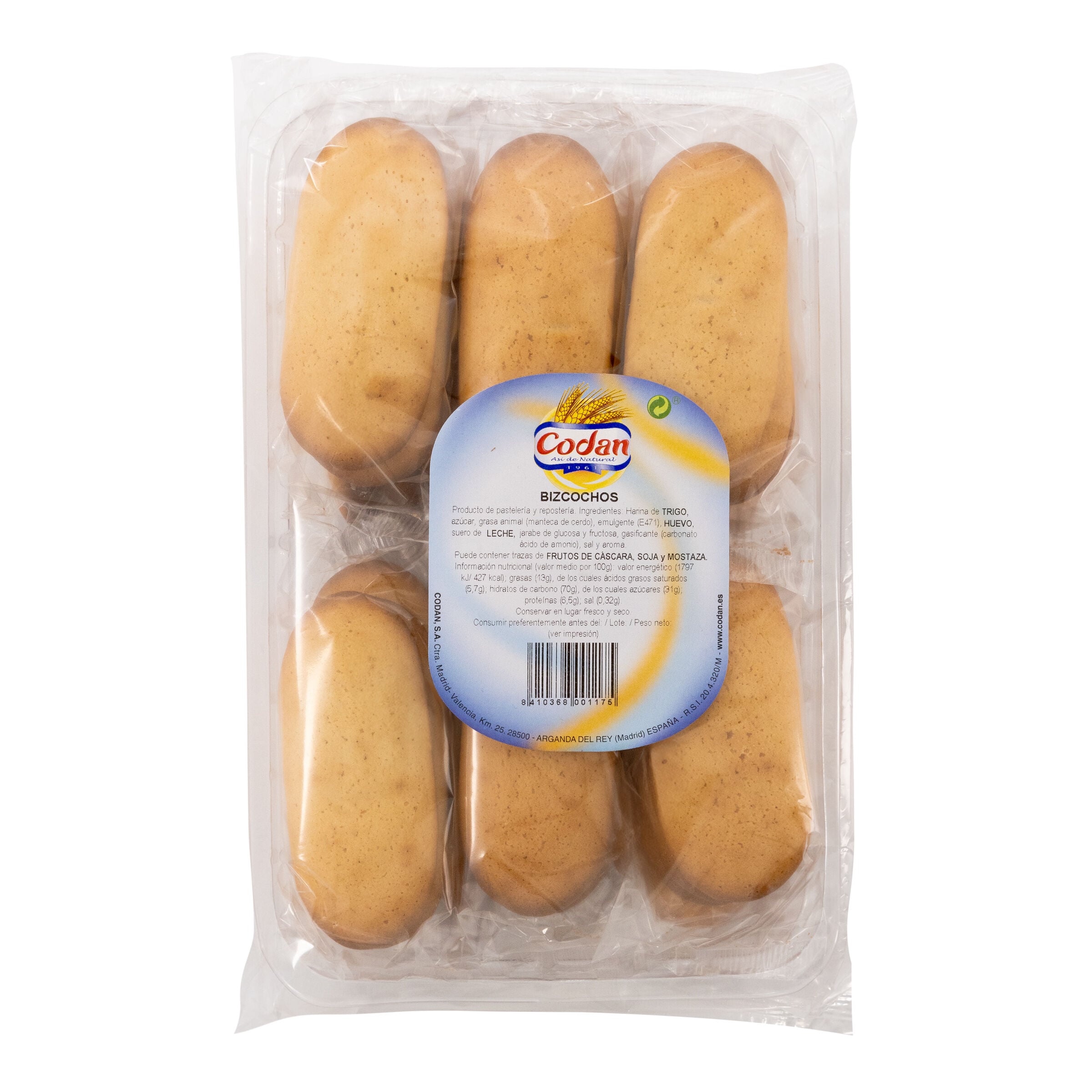 Bizcocho de anís Codan 468g