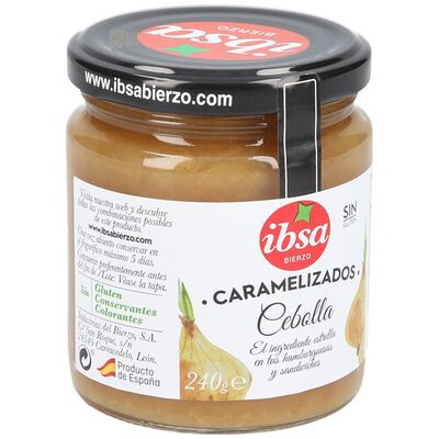 Cebolla caramelizada Ibsa tarro de cristal 240g