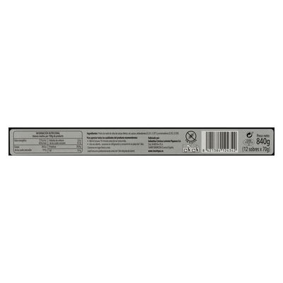 Malet&iacute;n paleta de cebo campo 50% ib&eacute;rica Lasencia pack 12 de 70g