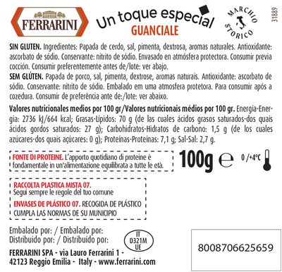 Guancialeen tiras Ferrarini 100 gr
