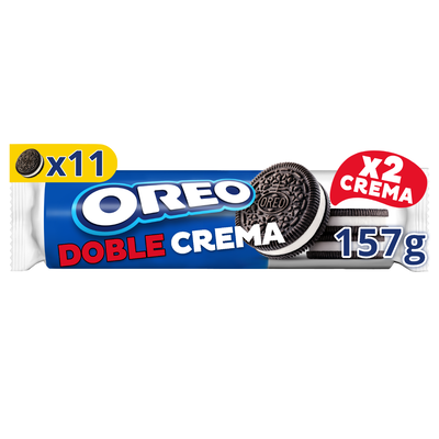 Galleta rellena de doble crema Oreo 157g