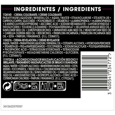 Tinte de cabello sin amon&iacute;aco Garnier Olia n&ordm; 5.3 cappuccino