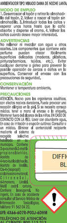 Ambientador tipo mikado Lanta 50ml dama de noche