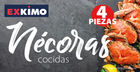 Nécora Cocida Exkimo 4 piezas