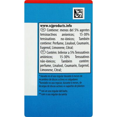 Desinfectante discos activos Pato recambio 2 unidades Marine