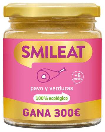 Tarro Smileat pavo con verduras 230g