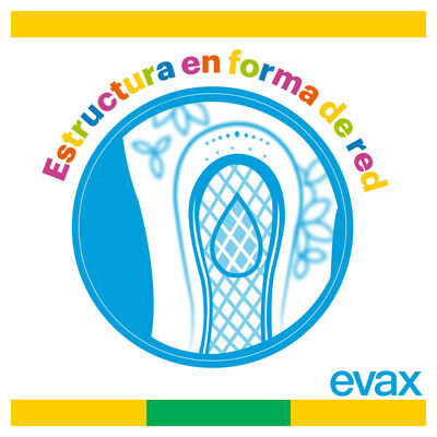 Salvaslip Evax en bolsitas 20 uds normal plegado
