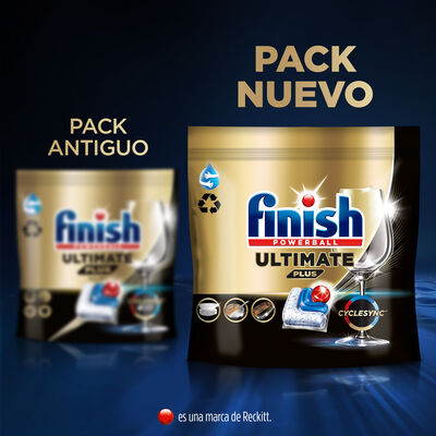 Detergente lavavajillas en pastillas Finish 15+15 unidades Ultimate