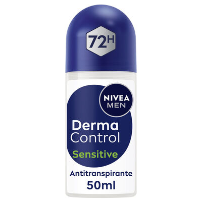 Desodorante roll-on dermo control sensitive Nivea 50 ml