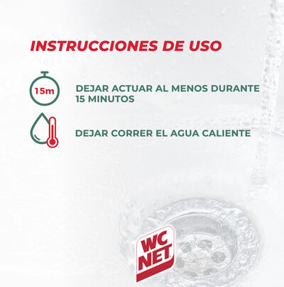 Desatascador líquido WC Net 1l