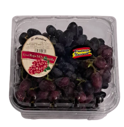 Uva roja bandeja sin semilla 1k