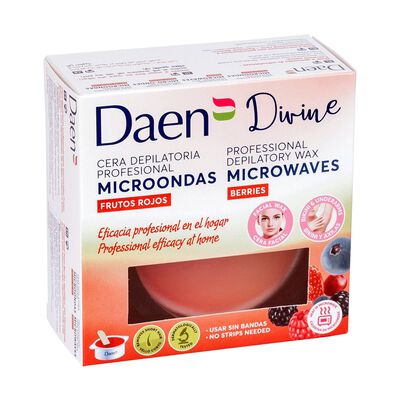 Cera depilatoria microondas 9m gr Frutos Rojos